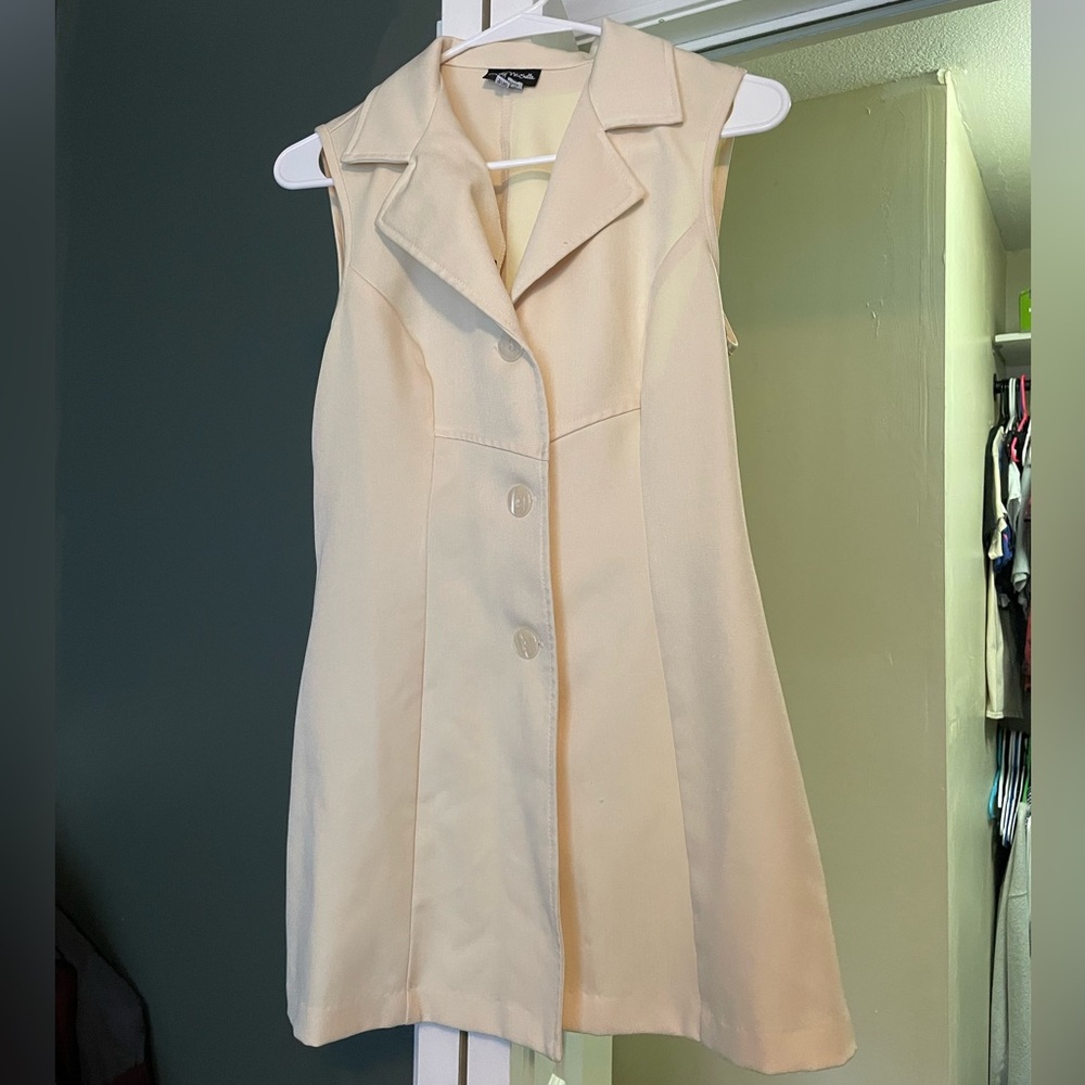 My Michelle Pastel Yellow Mini Dress